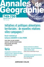 Annales de géographie - N°749-750 1-2/2023