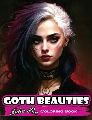 Goth Beauties Coloring Book