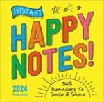 2024 Instant Happy Notes Boxed Calendar
