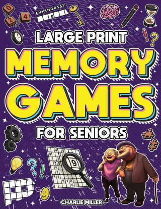Memory Games for Seniors (Large Print)