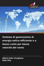 Sistema di generazione di energia eolica efficiente e a basso costo per basse velocit? del vento