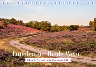 Lüneburger Heide Wege (Tischkalender 2024 DIN A5 quer)