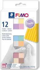 FIMO sada soft 12 barev x 25 g - pastel