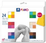 FIMO sada soft 24 barev x 25 g - basic