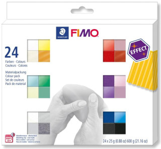 FIMO sada 24 barev x 25 g - Efekt