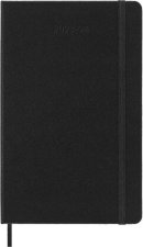 Moleskine 18 Monate Wochen Notizkalender 2023/2024, L/A5, 1 Wo = 1 Seite, Rechts Linierte Seite, Hard Cover, Schwarz