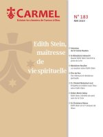Revue Carmel - Edith Stein, une maîtresse de vie
