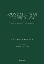 Foundations of Property Law Things as Objects of Property Rights (Hardback)