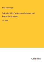 Zeitschrift für Deutsches Alterthum und Deutsche Litteratur