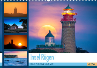 Insel Rügen - Kap Arkona und Vitt (Wandkalender 2024 DIN A2 quer)