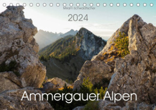 Ammergauer Alpen (Tischkalender 2024 DIN A5 quer)