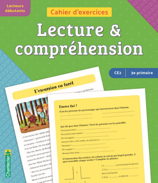 Cahier d'exercices Compréhension Lecture CE2