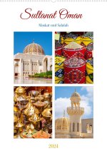 Sultanat Oman - Maskat und Salalah (Wandkalender 2024 DIN A2 hoch)