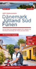 ADFC-Radtourenkarte DK2 Dänemark/Jütland Süd/ Fünen 1:150.000, reiß- und wetterfest, E-Bike geeignet, GPS-Tracks Download, mit Bett+Bike Symbolen, mit
