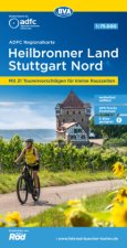 ADFC-Regionalkarte Heilbronner Land - Stuttgart Nord 1:75.000, reiß- und wetterfest, mit kostenlosem GPS-Download der Touren via BVA-website oder Kart