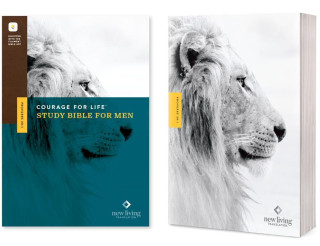 NLT Courage for Life Study Bible for Men, Filament-Enabled Edition (Softcover)