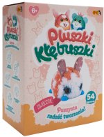 Pluszki-Kłębuszki 54 elementów. Zajączek
