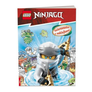 Lego Ninjago. Kolorowanka z naklejkami. Wydawnie 2023