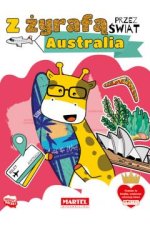 Kolorowanka z Żyrafą przez świta. Australia