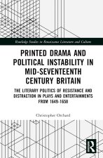 Printed Drama and Political Instability in Mid-Seventeenth Century Britain