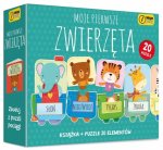 Moje pierwsze zwierzęta. Puzzle + książka