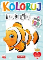 Koloruj. Wesołe rybki