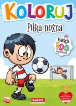 Koloruj. Piłka nożna
