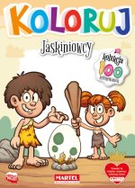 Koloruj. Jaskiniowcy