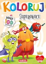 Koloruj. Super owoce