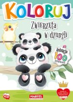 Koloruj. Zwierzęta w dżungli