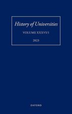 History of Universities XXXVI / 1 (Hardback)