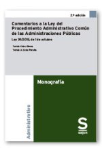COMENTARIO LEY PROCEDIMIENTO ADMINISTRATIVO COMUN ADMINISTR