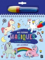 Je colorie avec de l'eau - Les licornes