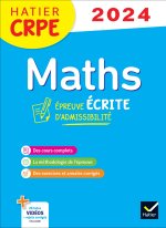 Mathématiques - CRPE 2024-2025 - Epreuve écrite d'admissibilité