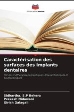 Caractérisation des surfaces des implants dentaires