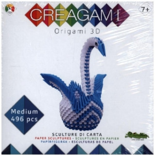 CREAGAMI - Origami 3D Schwan 496 Teile