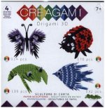 CREAGAMI - Origami 3D 4er Set Tiere 555 Teile