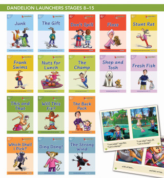 Phonic Books Dandelion Launchers Stages 8-15 Junk (Words with Four Sounds CVCC): Decodable Books for Beginner Readers Words with Four Sounds CVCC
