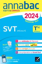 Annales du bac Annabac 2024 SVT Tle générale (spécialité)