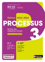 Processus 3 - BTS CG 1ère année (Les processus CG) Livre + licence élève - 2023