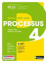 Processus 4 Gestion des Relations Sociales (Les processus CG) 1ère et 2ème années - Livre + licence