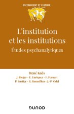 L'institution et les institutions - Études psychanalytiques