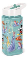 Disney 100 Trinkflasche mit Strohhalm eckig