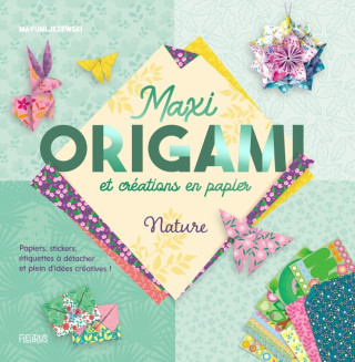Maxi papiers créatifs origami - Nature