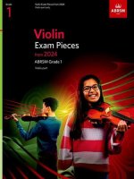 Violin Exam Pieces from 2024, ABRSM Grade 1, Violin Part (Unknown Book)