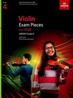 Violin Exam Pieces from 2024, ABRSM Grade 4, Violin Part & Piano Accompaniment (Unknown Book)