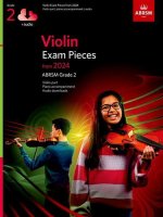 Violin Exam Pieces from 2024, ABRSM Grade 2, Violin Part, Piano Accompaniment & Audio (Unknown Book)