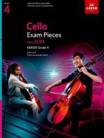 Cello Exam Pieces from 2024, ABRSM Grade 4, Cello Part & Piano Accompaniment (Unknown Book)
