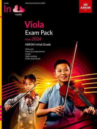 Viola Exam Pack from 2024, Initial Grade, Viola Part, Piano Accompaniment & Audio (Unknown Book)
