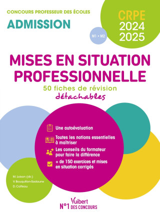 Système éducatif - CRPE 2024-2025 - 50 fiches de remise à niveau